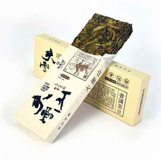 2021 Da Xue Shan Gold Bar Raw Pu-Erh Tea