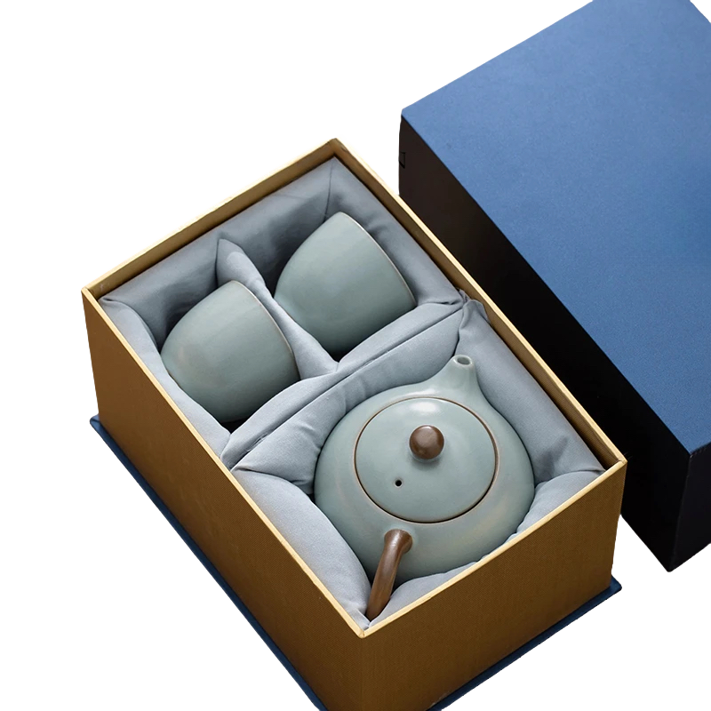 Ru Kiln Kung Fu Tea Set Gift Box