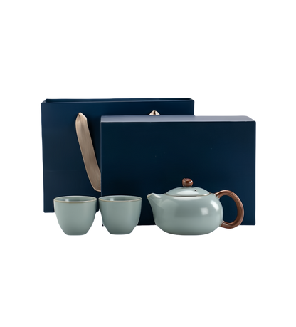 Ru Kiln Kung Fu Tea Set Gift Box